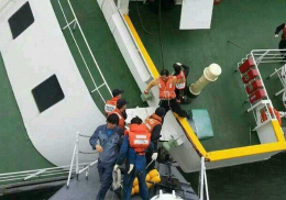 韩沉没客轮船长逃亡瞬间