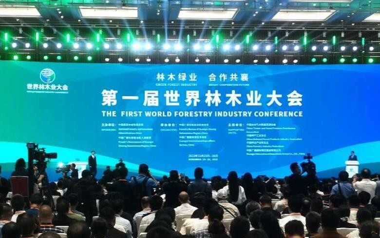 第一届世界林木业大会在南宁举行
