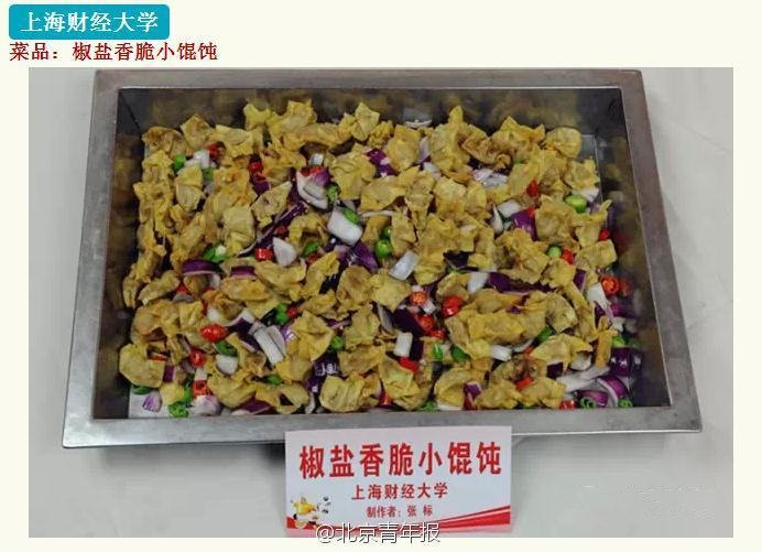 上海高校菜品大賽再現(xiàn)食堂神菜