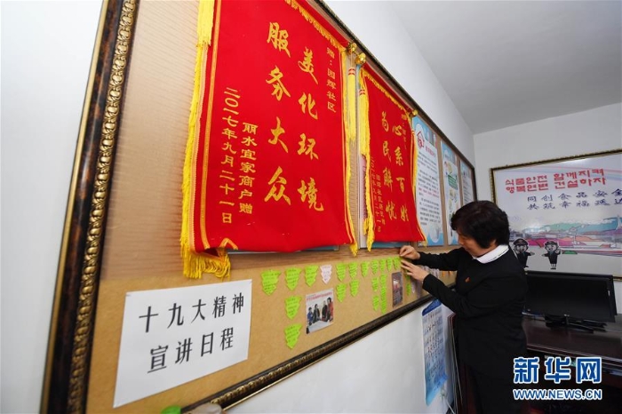 （十九大代表在基層）（4）“小巷總理”林松淑：讓十九大精神像金達萊花一樣在基層綻放