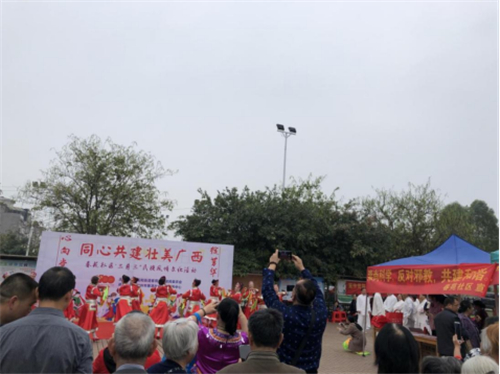 廣西各地借“三月三”重大節(jié)慶活動開展反邪教宣傳730